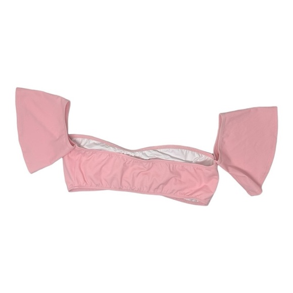 NWOT Reformation Pink Swim Bikini Top  Size Medium - Picture 5 of 8